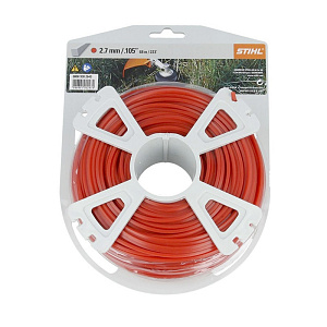 Čtvercová žací struna 2,7 mm / 65 m