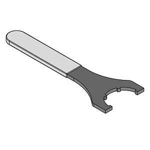 Vydona Klíč na kleštinovou matici ER 20-průchozí drážky