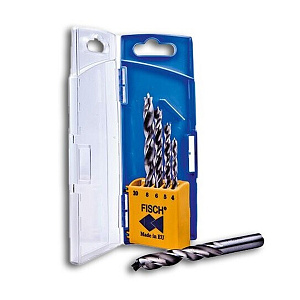 FISCH 6-dílná sada vrtáků spirálových 3-4-5-6-8-10 HSS