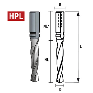 Metal World Vrták kolíkovací průchozí 10x70/38 st.10x27 HWM RH